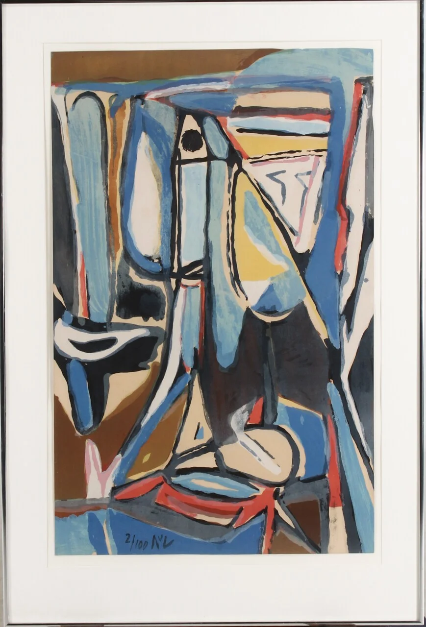 Bram Van Velde. Abstract composition — Paintings and sculptures/Prints and photography — Lauritz