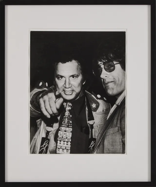 RON GALELLA. April 5, 1979: Ron Galella and Warren Beatty.