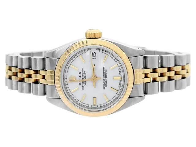 ROLEX, Oyster Perpetual, Datejust, Chronometer, Ref nr. 6917, Serie nr. 7213493, Cal 2030, Verk nr. 233380, Boett nr. 6900, damur, 26 mm, stål/guld, automatisk, plexiglas, datum, utbytt urtavla, defekt (servicebehov), Jubileelänk (se bild), viklås, Ref nr. 62523-D14-G9/468 J, cert, november 1982.