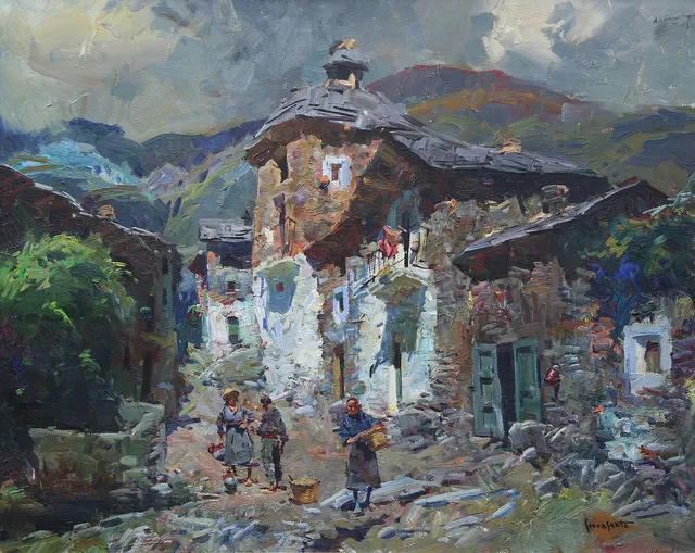 JOSEP SERRASANTA. Rural landscape.
