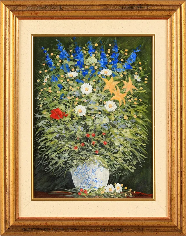JAN RHODIN (SVERIGE, FÖDD 1938). Stilleben, signerad, olja på pannå.