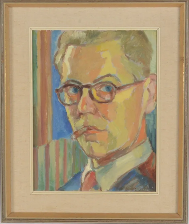 CARL DEELSBO. Olja på pannå.