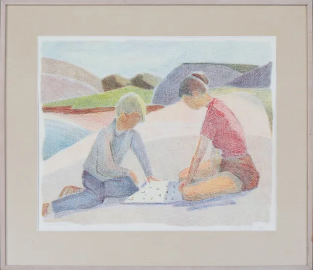 SUNE TJELLANDER. Litografi, signerad, numrerad 6/50.