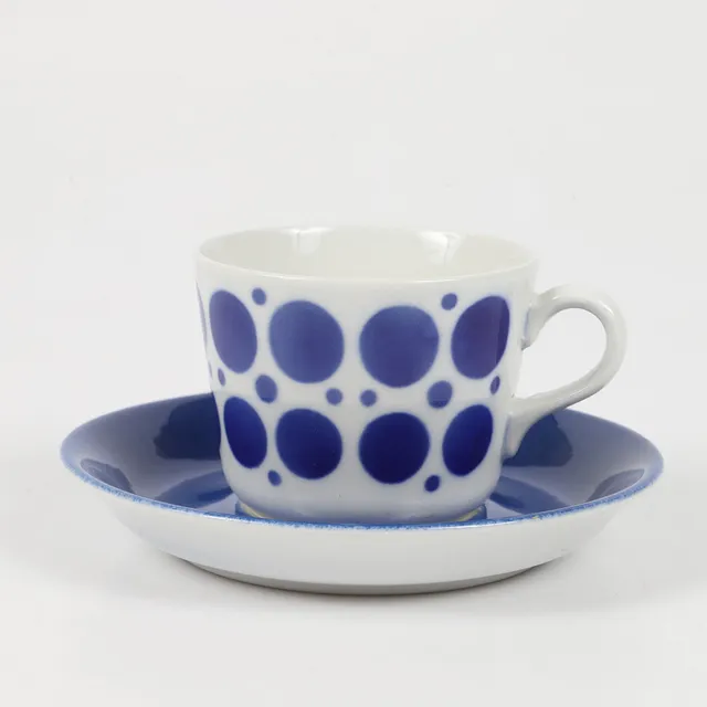 GÖRAN BÄCK. Kaffeservis, 17 delar, "POP", porslin, Arabia, Finland.