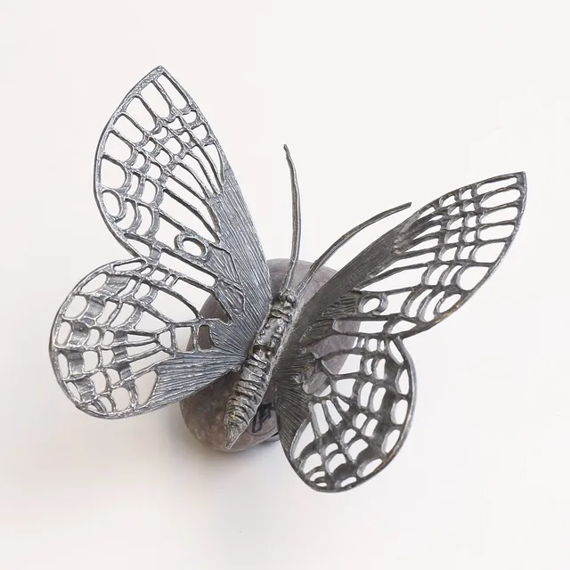 HENRY GUSTAFSSON. Skulptur, sten & tenn, Vimmerby Tenn, signerad.
