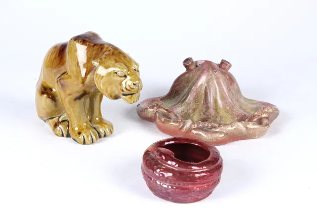 Karl Hansen Reistrup for Kähler. Three pieces of ceramics (3)