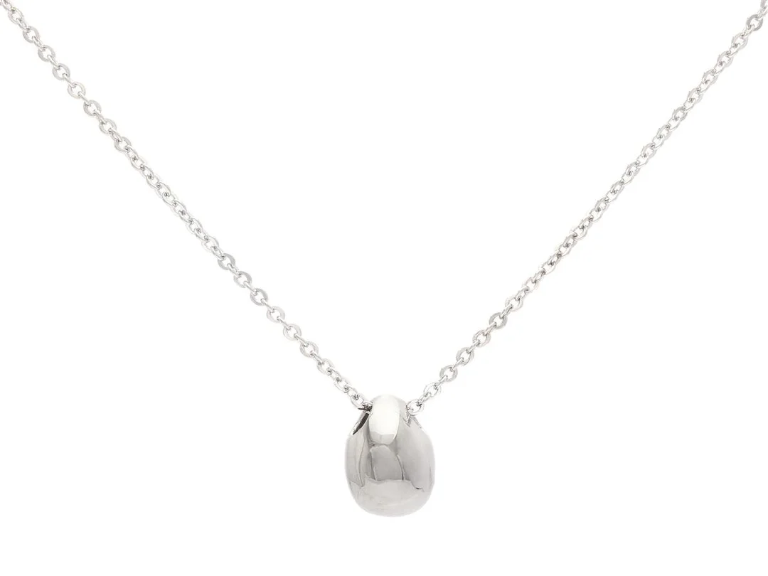 HÄNGE MED KEDJA, sterlingsilver, hängets mått 9,0 x 7,0 mm, kedja 45 cm, vikt 2,8 g. — Smycken/Hänge med kedja — Kaplans