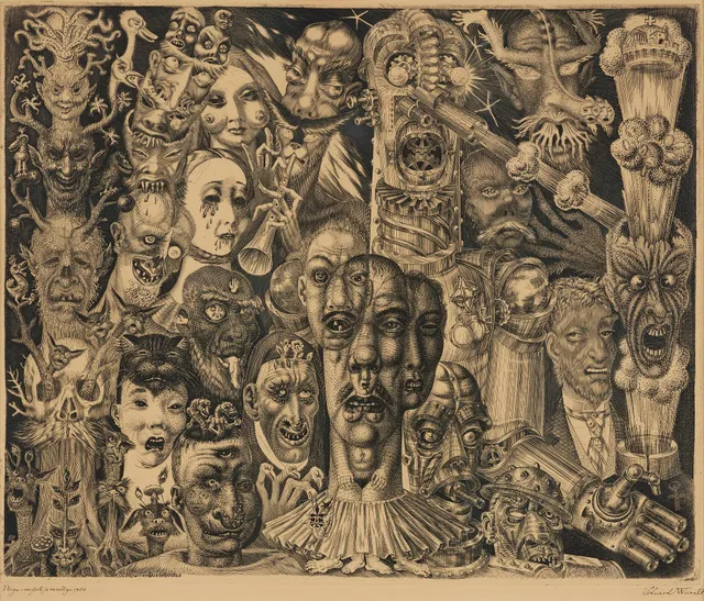 Eduard Wiiralt, "Põrgu" (Hell).