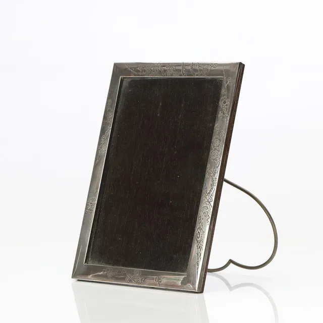 FOTORAM. Silver, trä och glas. Japan, 1900-tal.