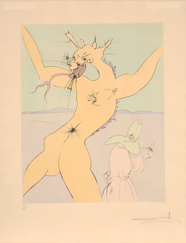 Dali, Salvador — "Shunboshi (Little one-inch)" 1974