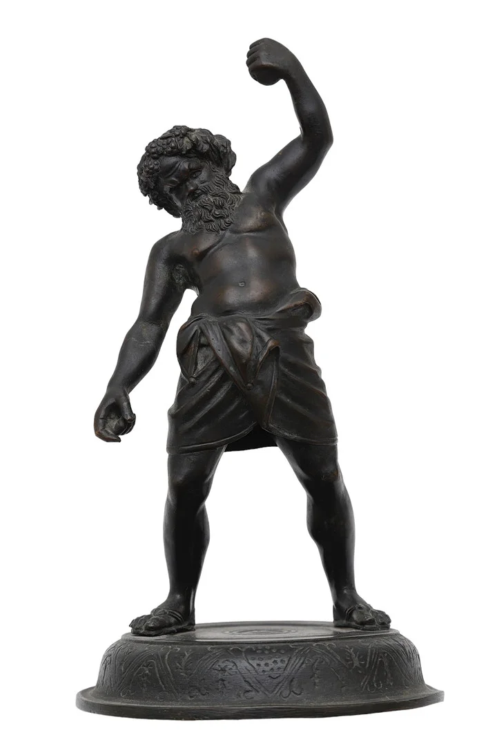 SEGÚN UN MODELO ROMANO. Sileno. — Sculptures & Bronzes — Balclis