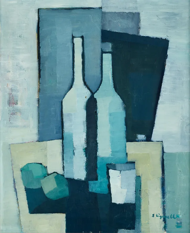 SVEN LIGNELL (f. 1927), stilleben, signerad, olja på pannå.