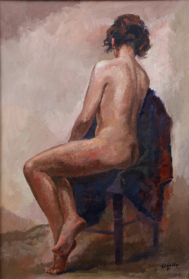 JOAN TOBELLA. Female nude. — Paintings — Balclis