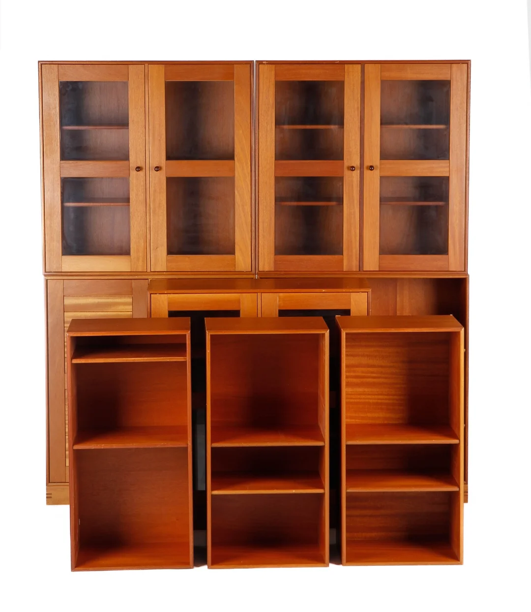 Andreas Hansen. Eight shelving modules made of mahogany (8) — Furniture/Shelving — Lauritz