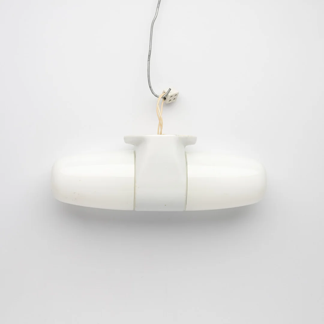 WILHELM WAGENFELDT. BADRUMSBELYSNING, glas/porslin, mod 6069, Lindner design, 1950-/60-tal. — Wall Lights — Gomér & Andersson Norrköping