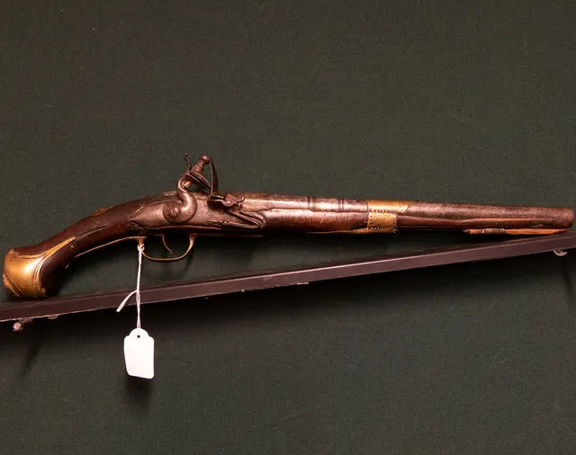 Flintlåspistol 1700-tal.