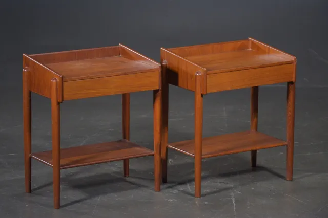 Børge Mogensen. Par sengeborde af teak, Søborg Møbelfabrik (2)