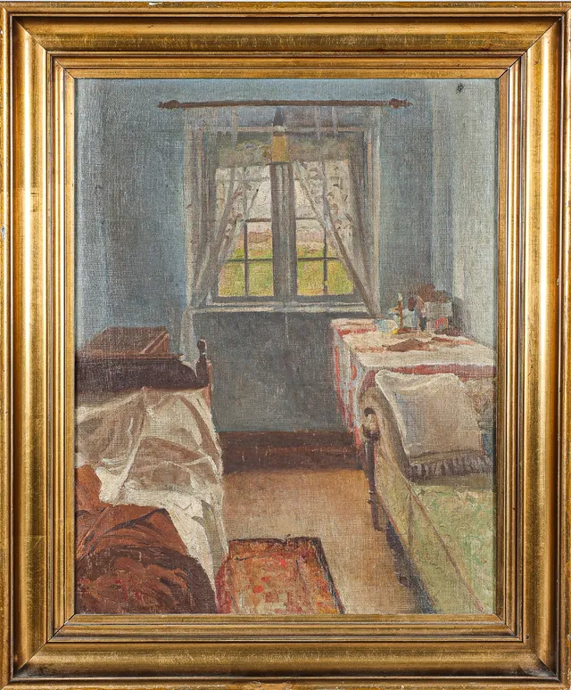 Harry Kluge: Interior of a sun-filled chamber