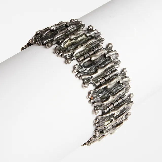 PENTTI SARPANEVA. Armband, silver, 1969.