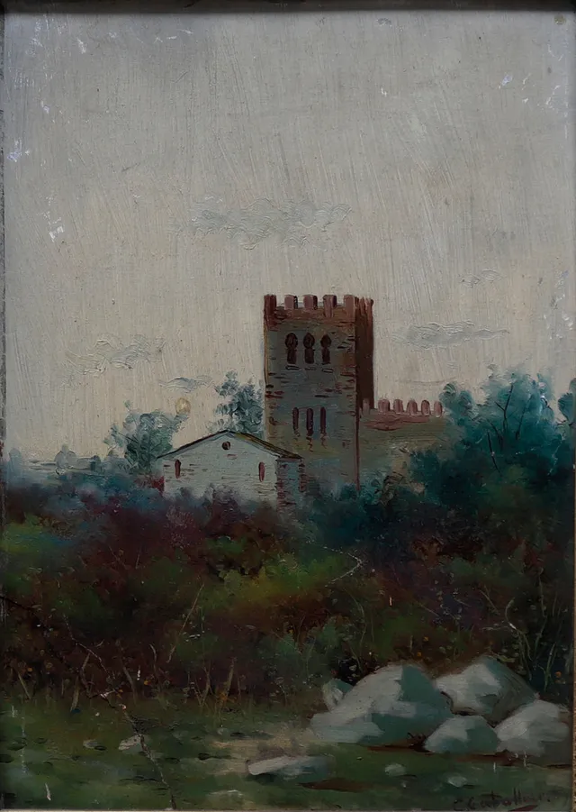 SPANISH SCHOOL, EARLY 20TH CENTURY. Rural view.