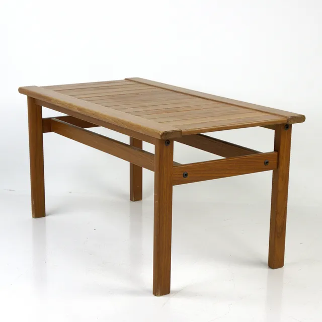 INGVAR ANDERSSON. Bänk, troligen "Florida", brännmärkt Averskogs Möbelfabrik, Lammhult, 1963.