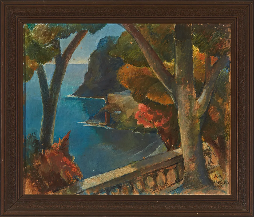 Aamodt, Asbjørn — Fra Madeira, 1948 — Kunst/Maleri — Blomqvist
