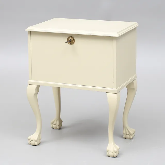 BESTICKSCHATULL, Chippendale-stil, 1900-tal.