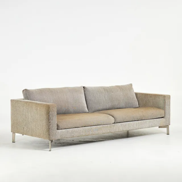JENS JUUL EILERSEN. Soffa, "Zenith", klädsel i textil, ben i metall, samtida.