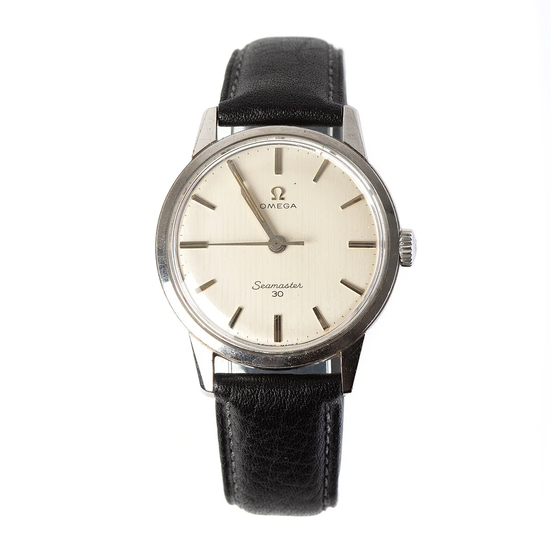 OMEGA, armbandsur, Seamaster 30, stål, 1960-tal. — Wristwatches — Stockholms Auktionsverk Göteborg