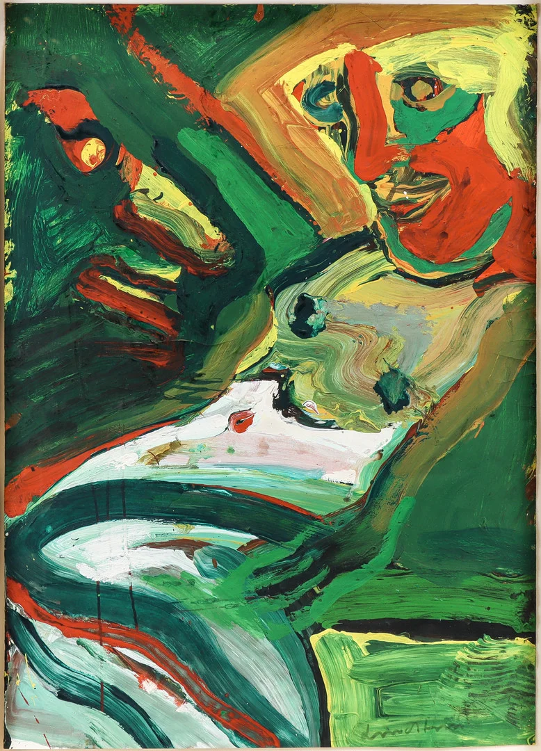 BENGT LINDSTRÖM. Figurkomposition. — Paintings — Karlstad Hammarö Auktionsverk