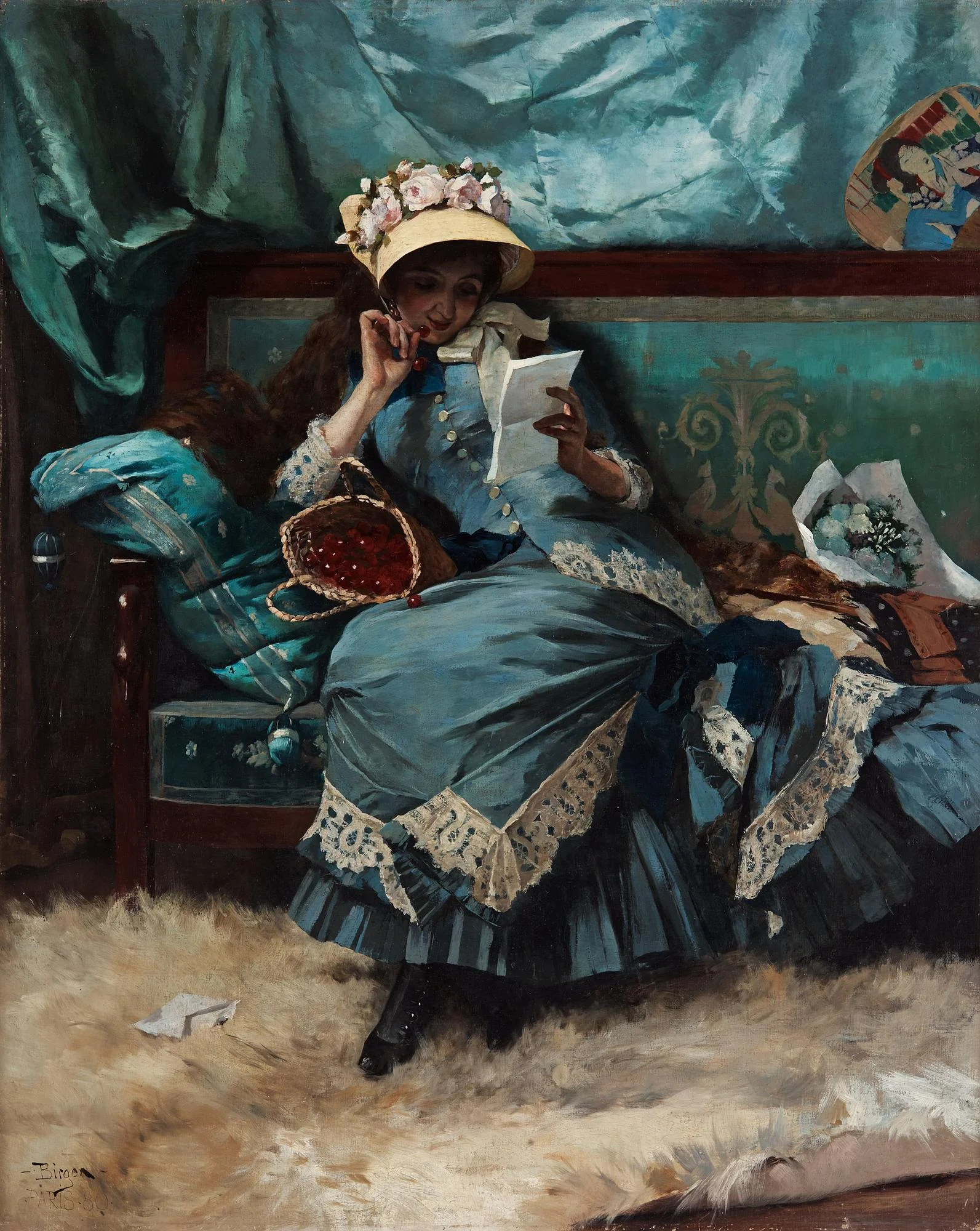 Hugo Birger, "I soffhörnet". — Bukowskis