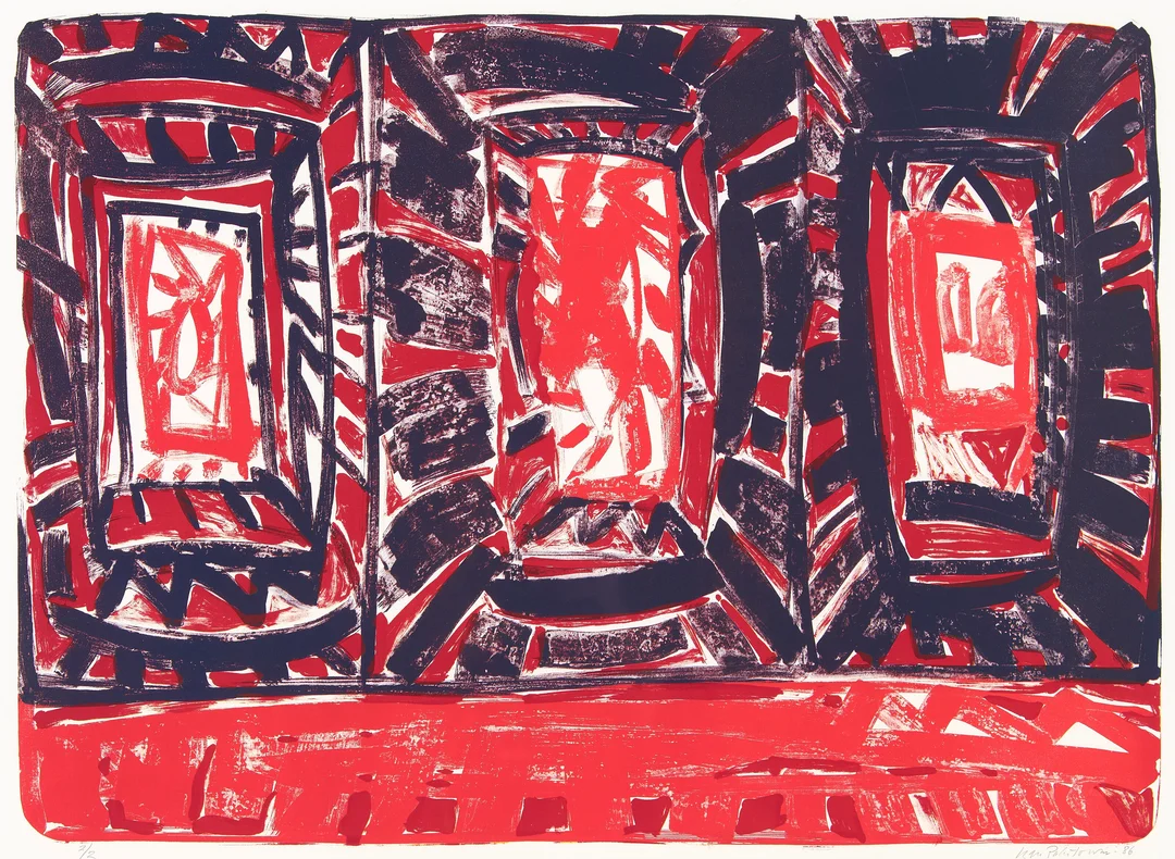 Pahr-Iversen, Kjell — Uten tittel, 1986 — Kunst/Grafikk — Blomqvist