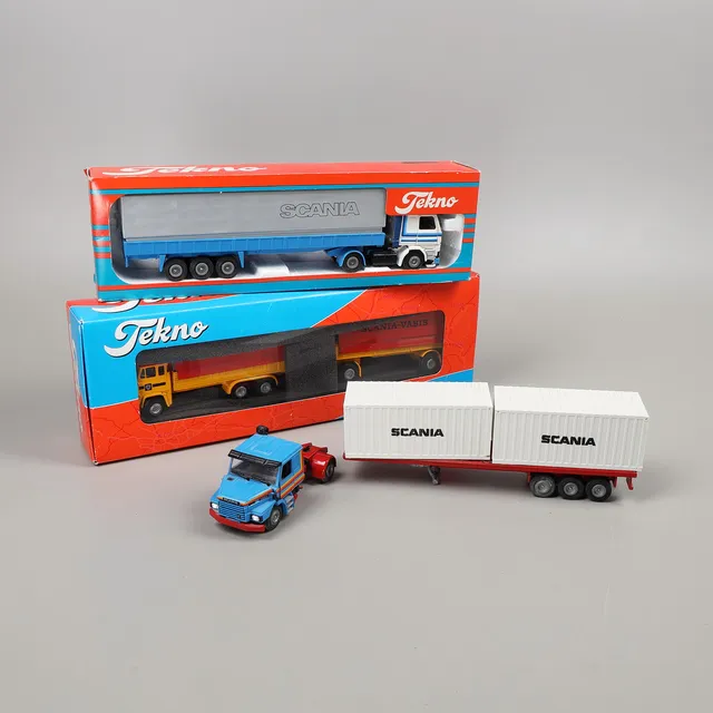 MODELLFORDON, 3 st, Tekno, Danmark.