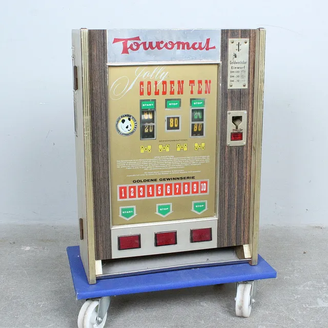 Touromat Jolly Golden Ten Geldspielautomat der 1960er.