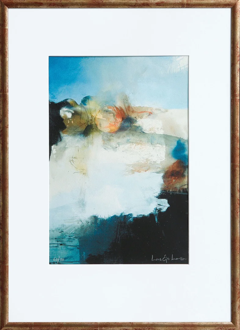 LARS EJE LARSSON. Stilleben, färglitografi, signerad och numrerad 60/80. — Paintings — Göteborgs Auktionsverk