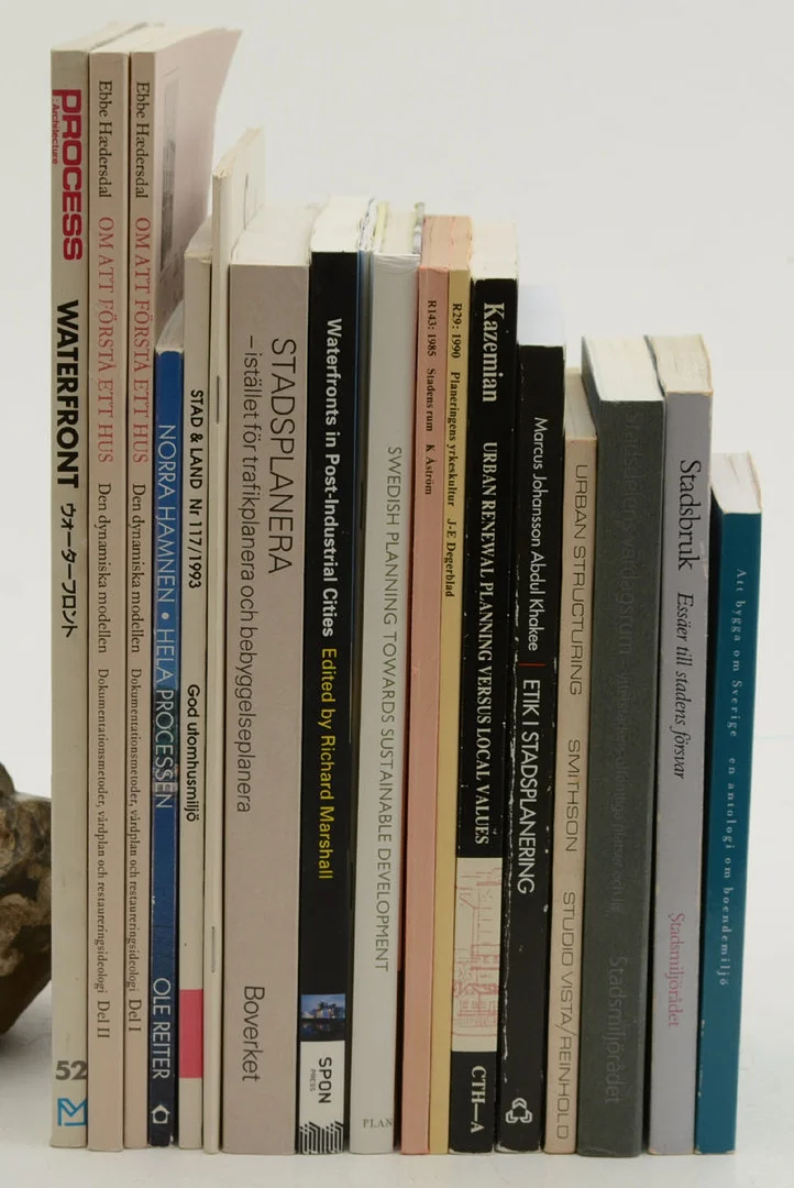 Arkitektur, Stadsplanering, 18 volymer. — Books — Connoisseur Bokauktioner