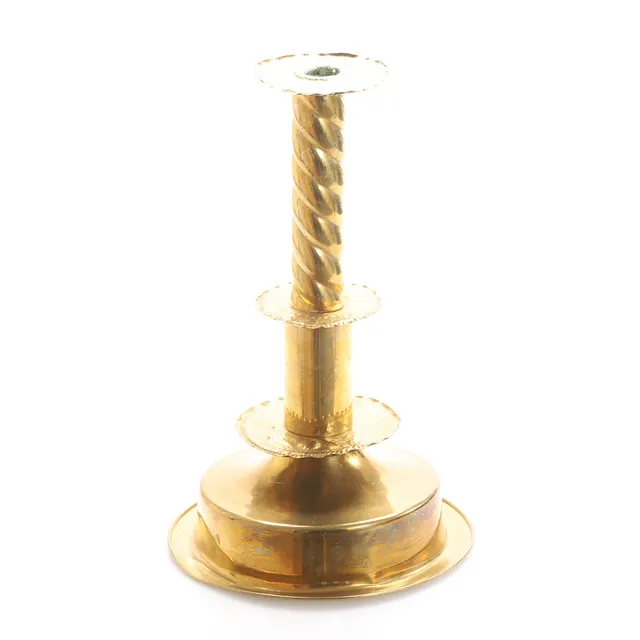 LJUSSTAKE, mässing, barockstil.