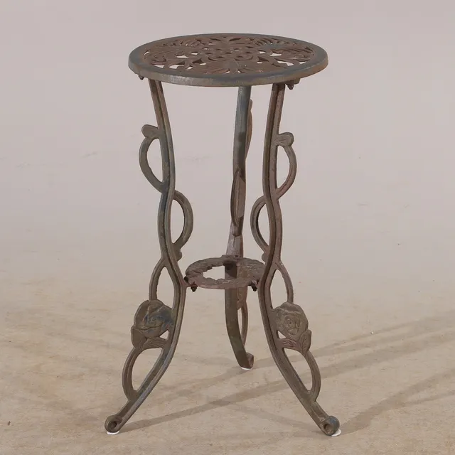 PIEDESTAL, svartmålad gjutjärn, 1900/2000tal.