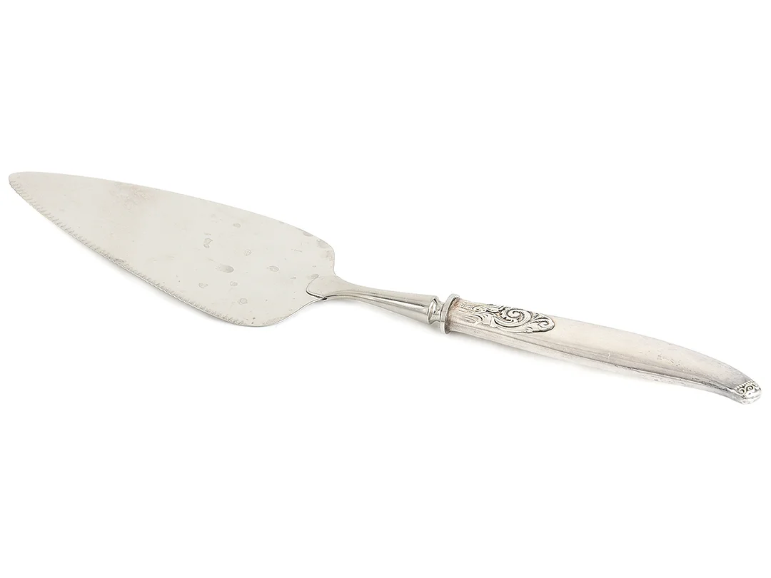 TÅRTSPADE, sterlingsilver, Brødrene Mylius, Norge, vikt 62,0 g. — Silver/Matsilver — Kaplans