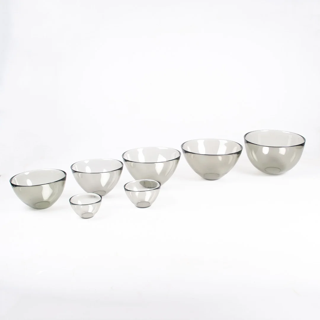SVEN PALMQVIST. 7 st skålar "Fuga" Orrefors. — Utility glass — Laholms Auktionskammare