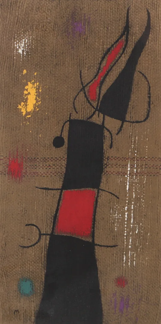 JOAN MIRÓ. EFTER. Komposition, tryck.