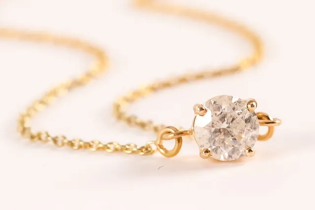 Brillant armbånd af 14 kt guld, 0.54 ct