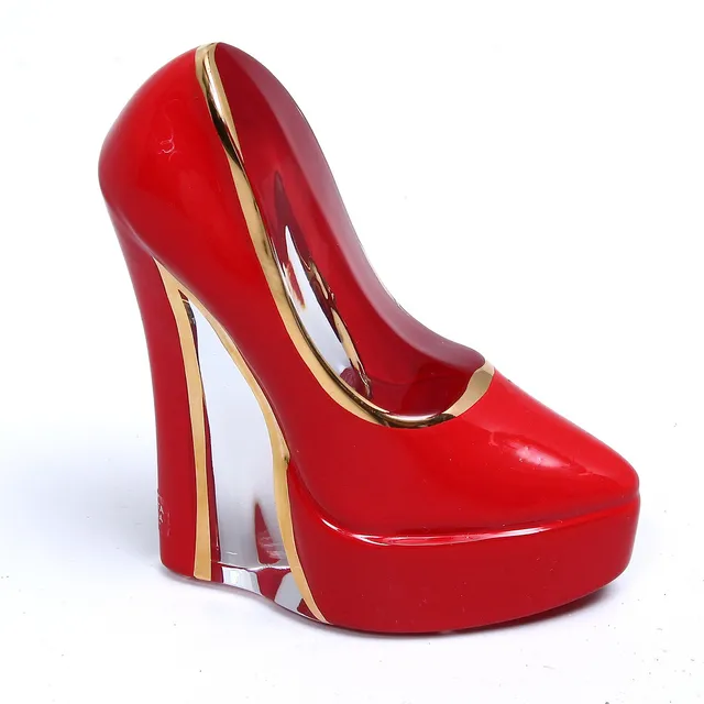 ÅSA JUNGNELIUS. Glassko, "Stiletto Shoe ur serien "Make Up", original emballage, Kosta Boda, 2013.