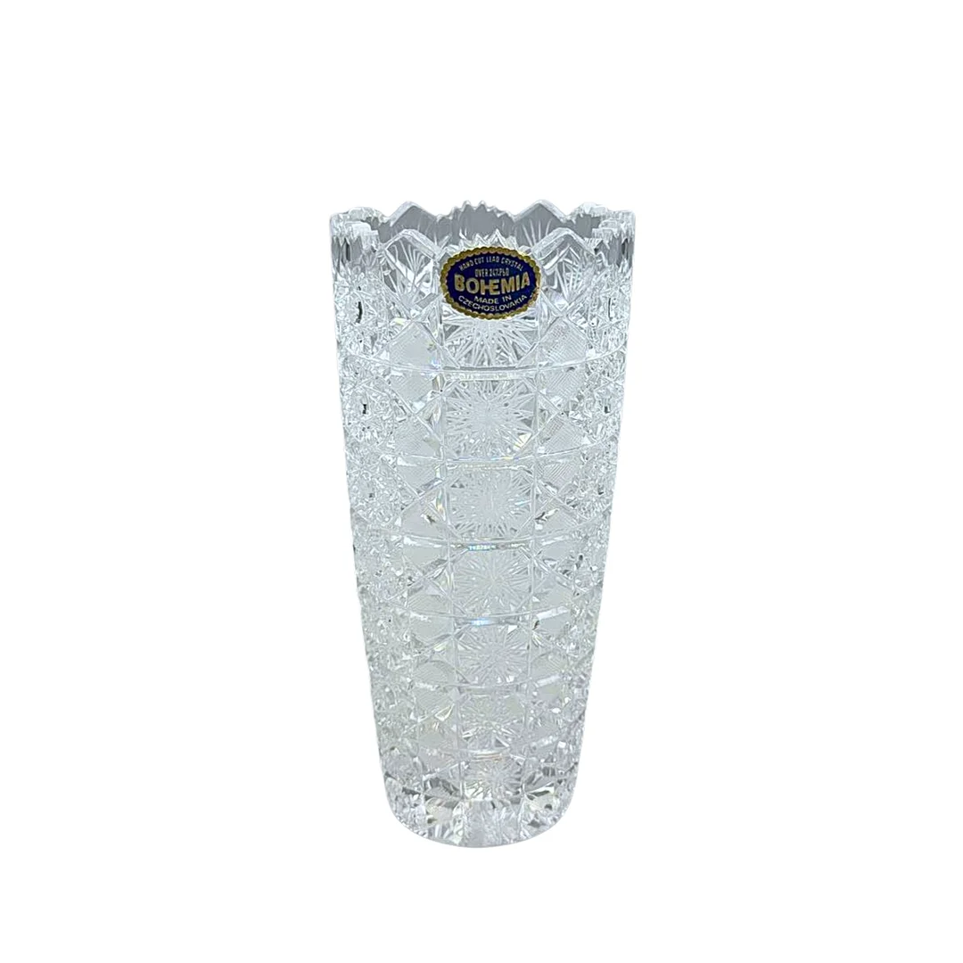 BOHEMIA-VASE AUS BLEIKRISTALL. — Utility glass — Auktionshaus Stuber's Hammerschlag