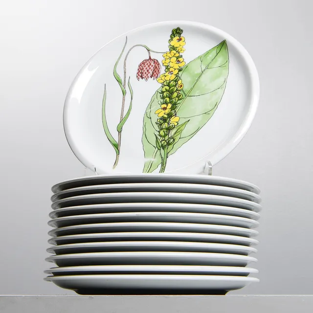 MARGUERITE WALFRIDSON. "Midsommar", tallrikar, 12 st, IKEA.