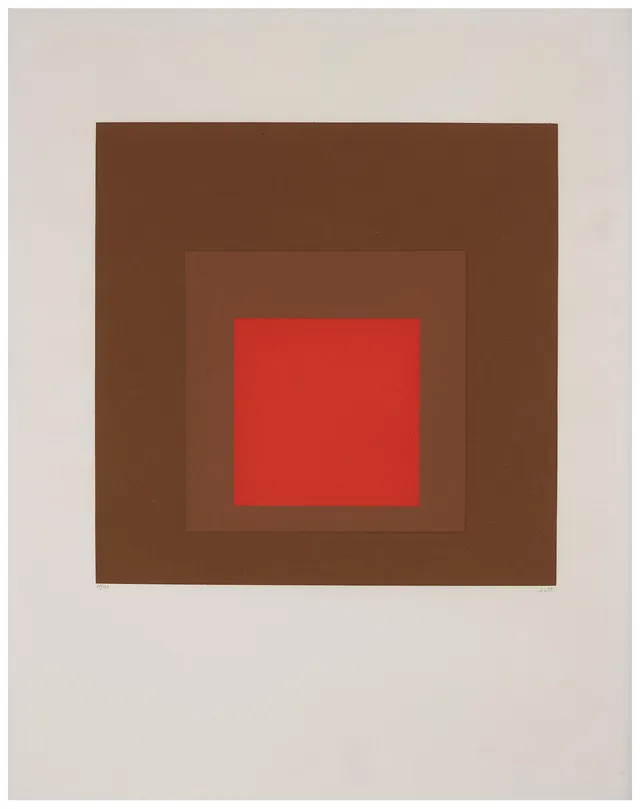 Josef Albers, "Hommage au carré".