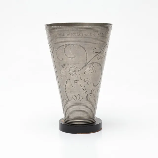 VAS/POKAL, tenn, art deco, 1940-tal.