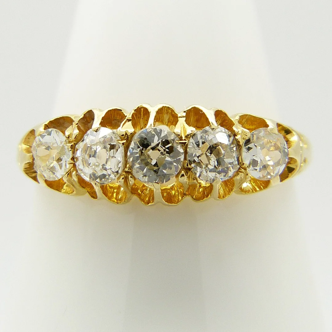 0.50CT OLD-CUT DIAMOND RING. — Rings — Rumsey’s Auctioneers