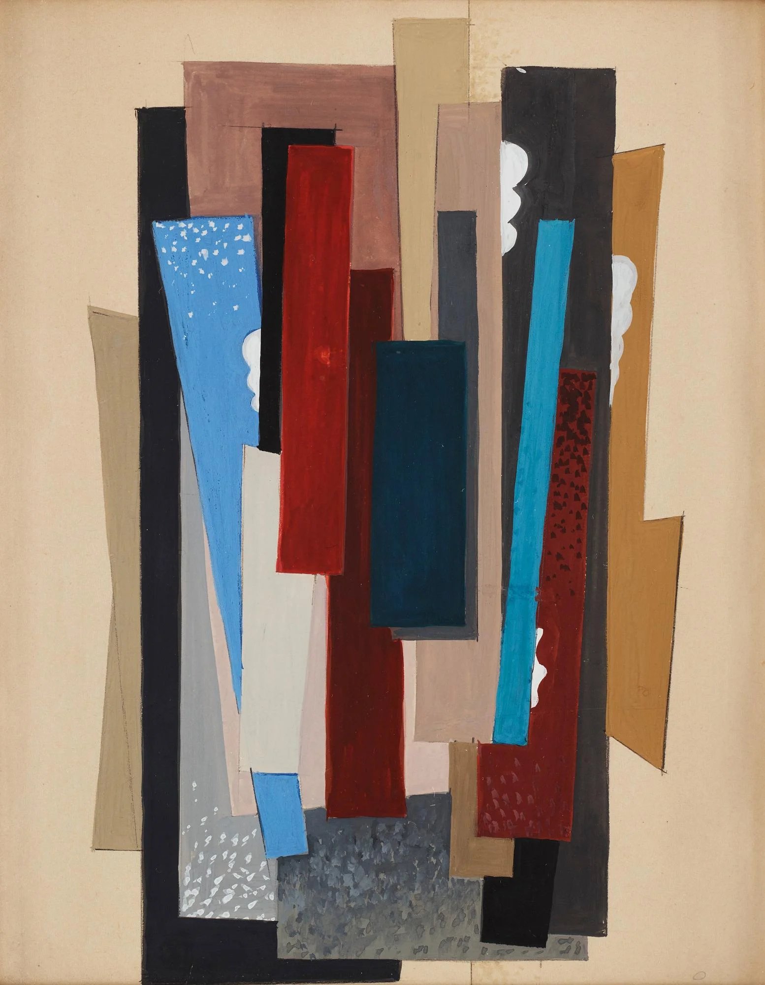 Knut Lundström, Plangeometrisk komposition. — Bukowskis