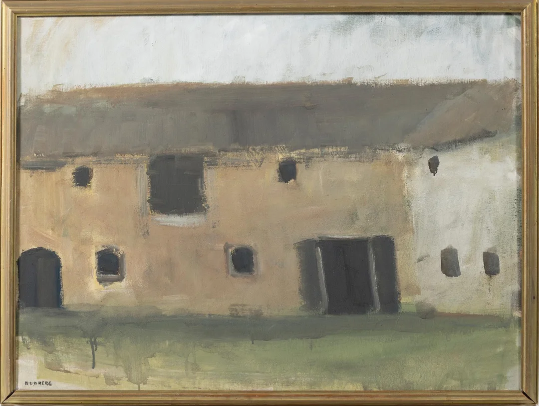 Gustav Rudberg, “Hven, Nämndemansgårdens interiör". — Konst/Modern svensk konst — Bukowskis